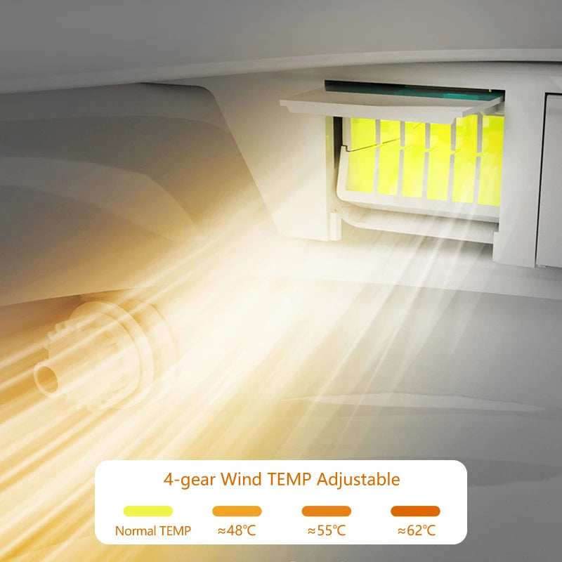 Elongated Smart Toilet with Built-in Bidet, Heated Seat, Adjustable Warm Water, Air Drying, and Voice-Controlled Remote