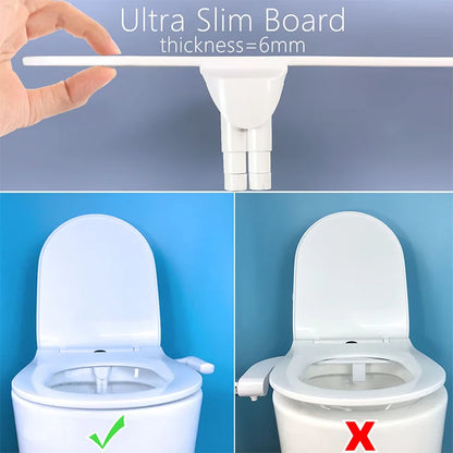 Left-Handed Bidet Attachment - Non-Electric Toilet Seat Sprayer for Left-Handers