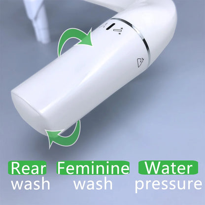 Left-Handed Bidet Attachment - Non-Electric Toilet Seat Sprayer for Left-Handers