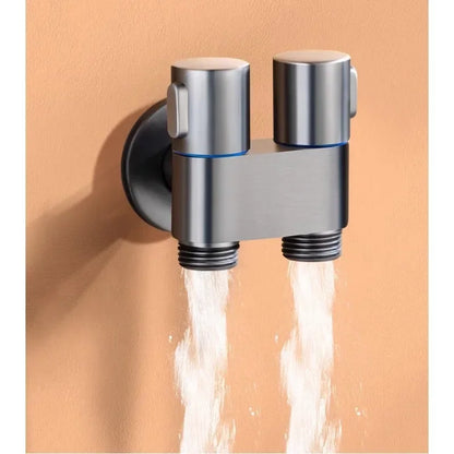 Handheld Bidet Sprayer Set - Bathroom Shower & Toilet Cleaning Kit with Angle Valve Accessories