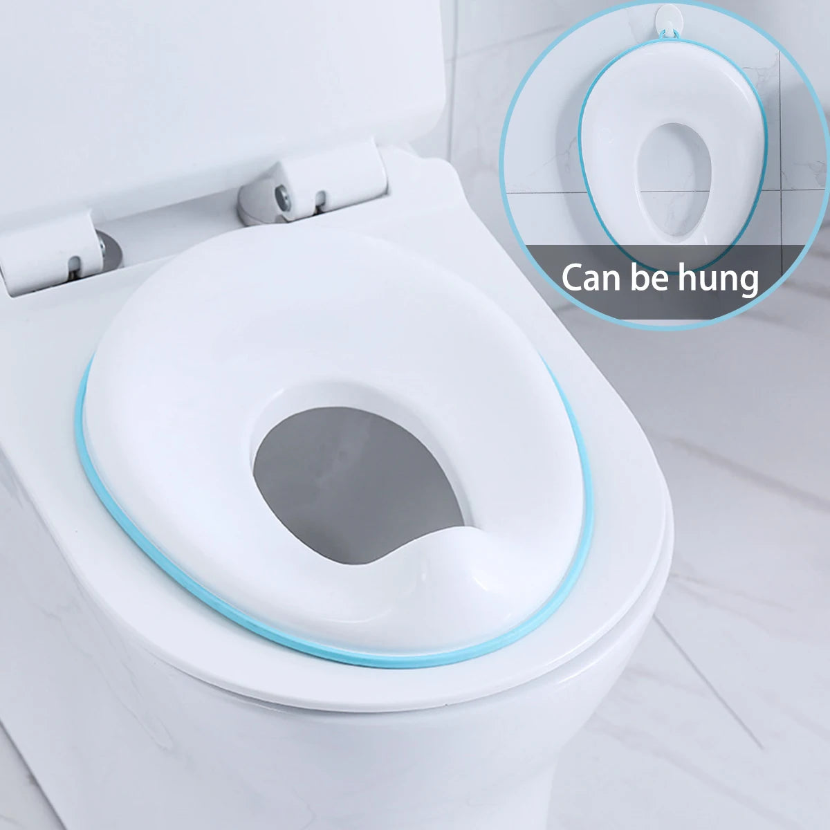 Portable Baby Potty Training Seat - Splash-Proof, Easy-to-Clean Toilet Seat for Toddlers