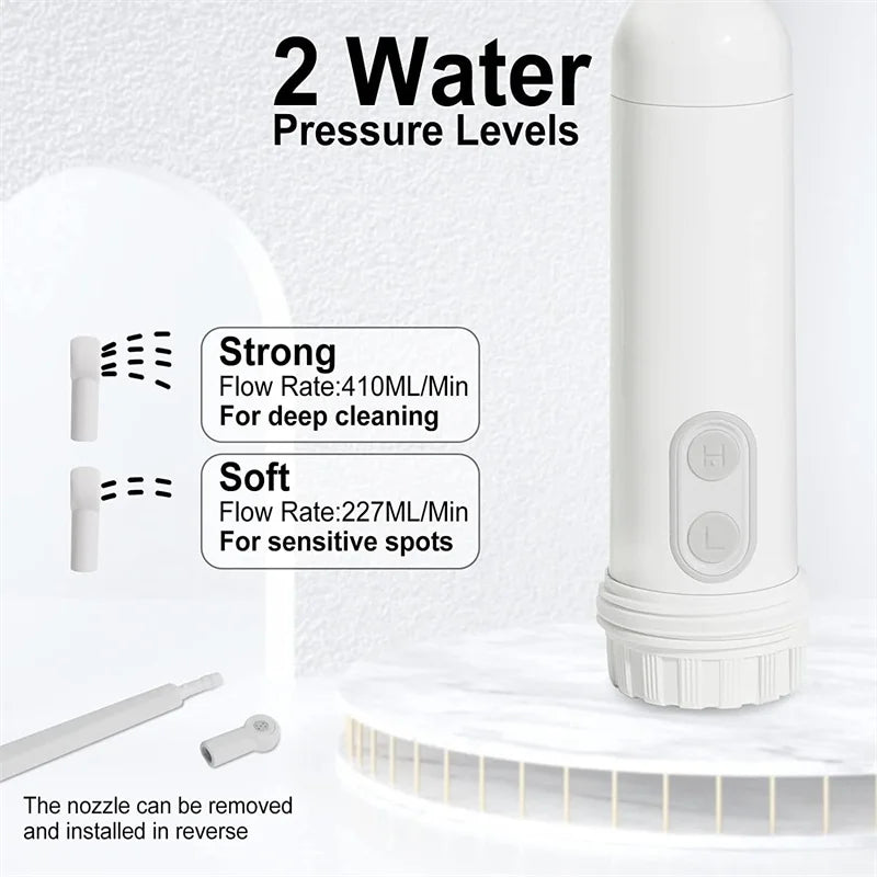 Portable Handheld Bidet Sprayer - Large Capacity Personal Cleaner for Home, Travel, and Baby Care