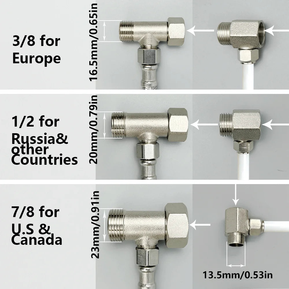 Left-Handed Bidet Attachment - Non-Electric Toilet Seat Sprayer for Left-Handers