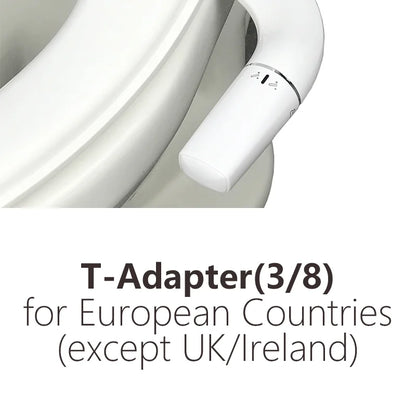 Left-Handed Bidet Attachment - Non-Electric Toilet Seat Sprayer for Left-Handers