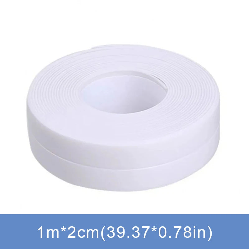 Self-Adhesive Waterproof Sealing Tape - Mildew-Proof Caulk Strip for Bathroom, Kitchen, and More