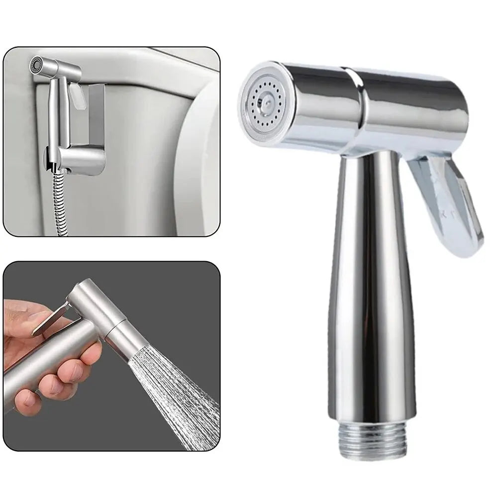 Sprayer Gun Hand Protable Toilet Bidet Holder Handheld Faucet Home Bathroom Shower Head Self Cleaning