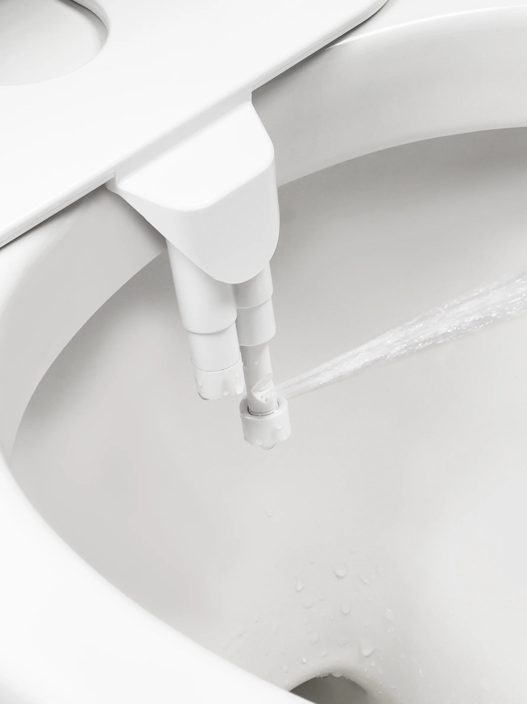 SAMODRA Non-Electric Bidet Attachment - Dual Nozzle for Front & Rear Cleaning