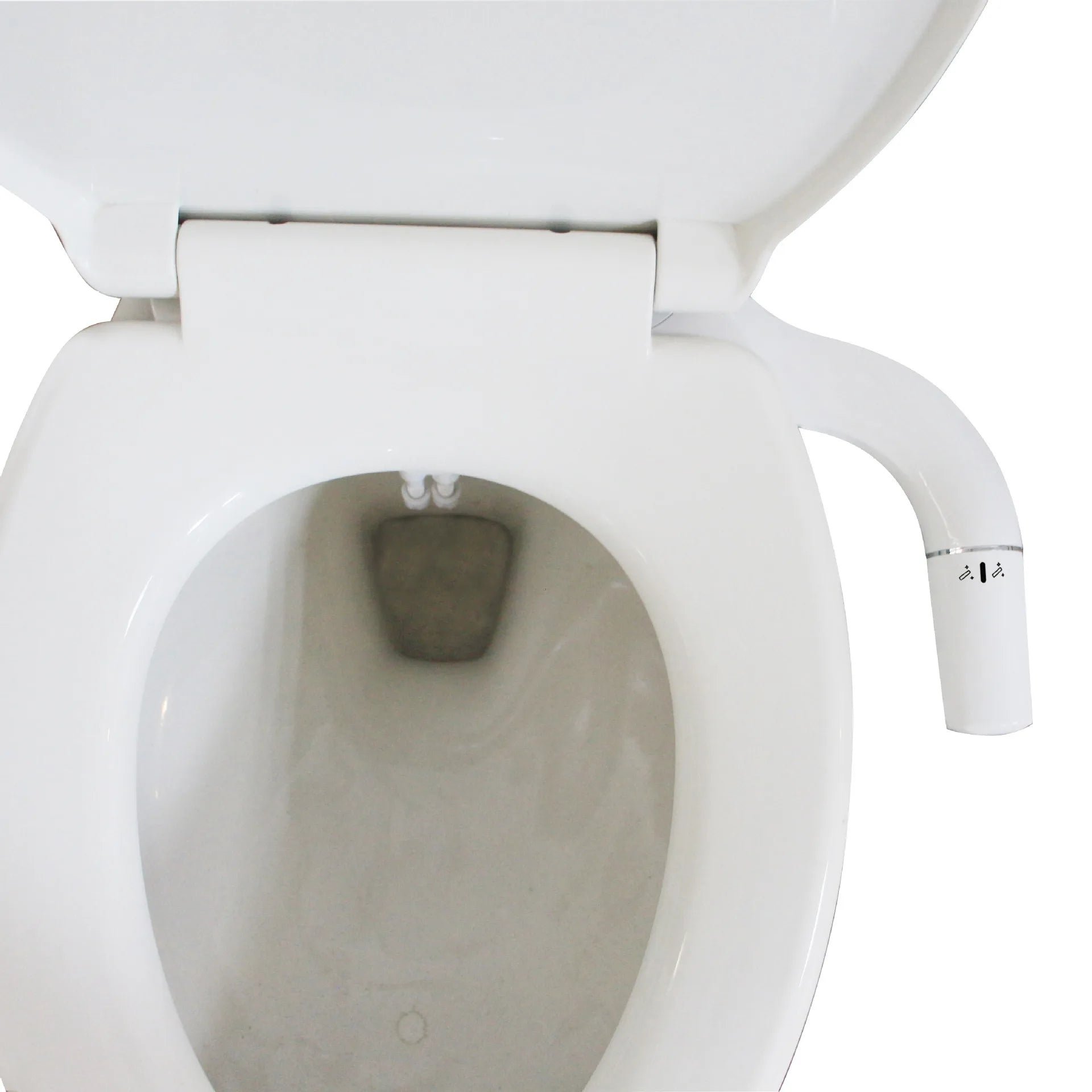 Left-Hand Universal Ultra-Thin Bidet for Private Hygiene - Single Cold Water Smart Toilet Accessory