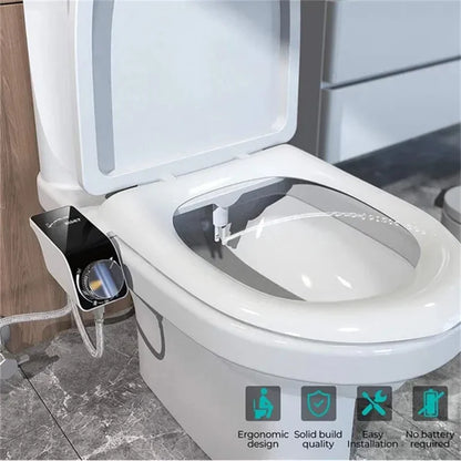 Portable Non-Electric Bidet for Women - Self-Cleaning Toilet Attachment