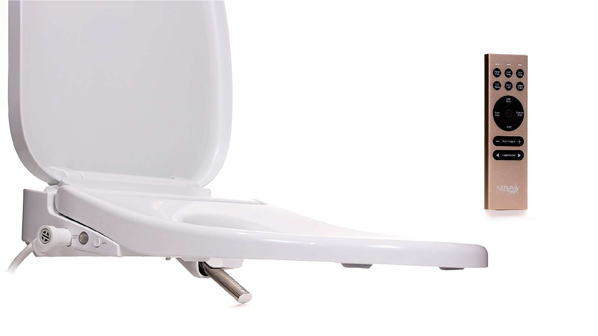 Nova ECO NOVA Luxury Bidet Seat - White (Elongated)